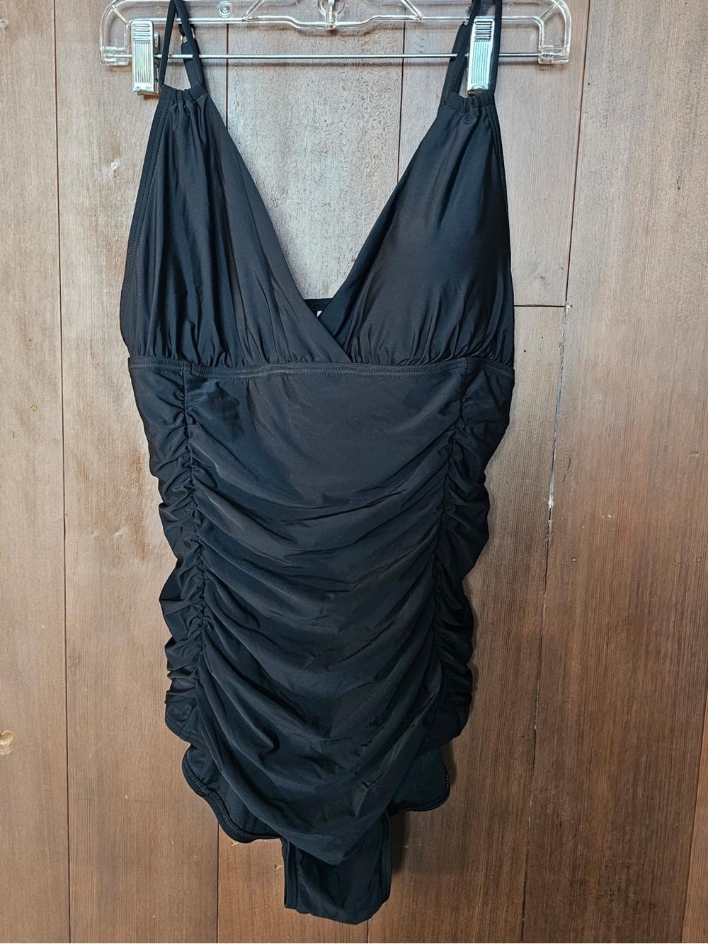 Calvin Klein Black Swimwear One-Piece with Label Detail
